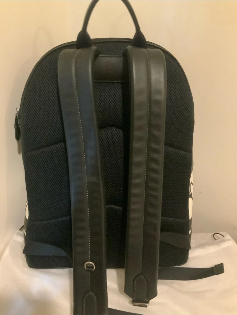 Coach Signature Black and White Backpack bundle